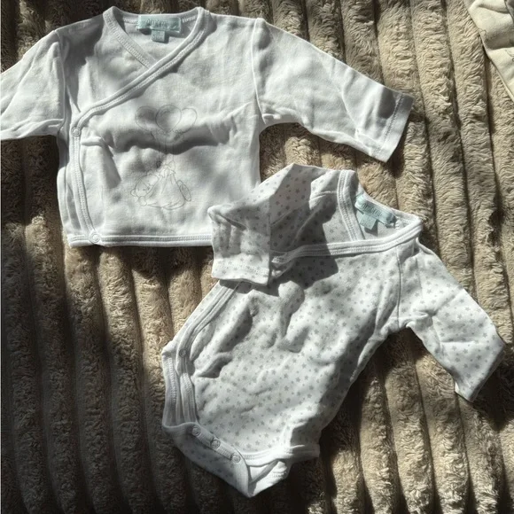 Ribbed Long Sleeve Baby Bodysuits - Picture 10 of 15